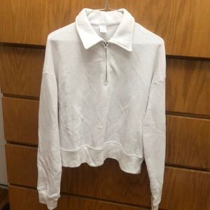 Re/Done white hoodie